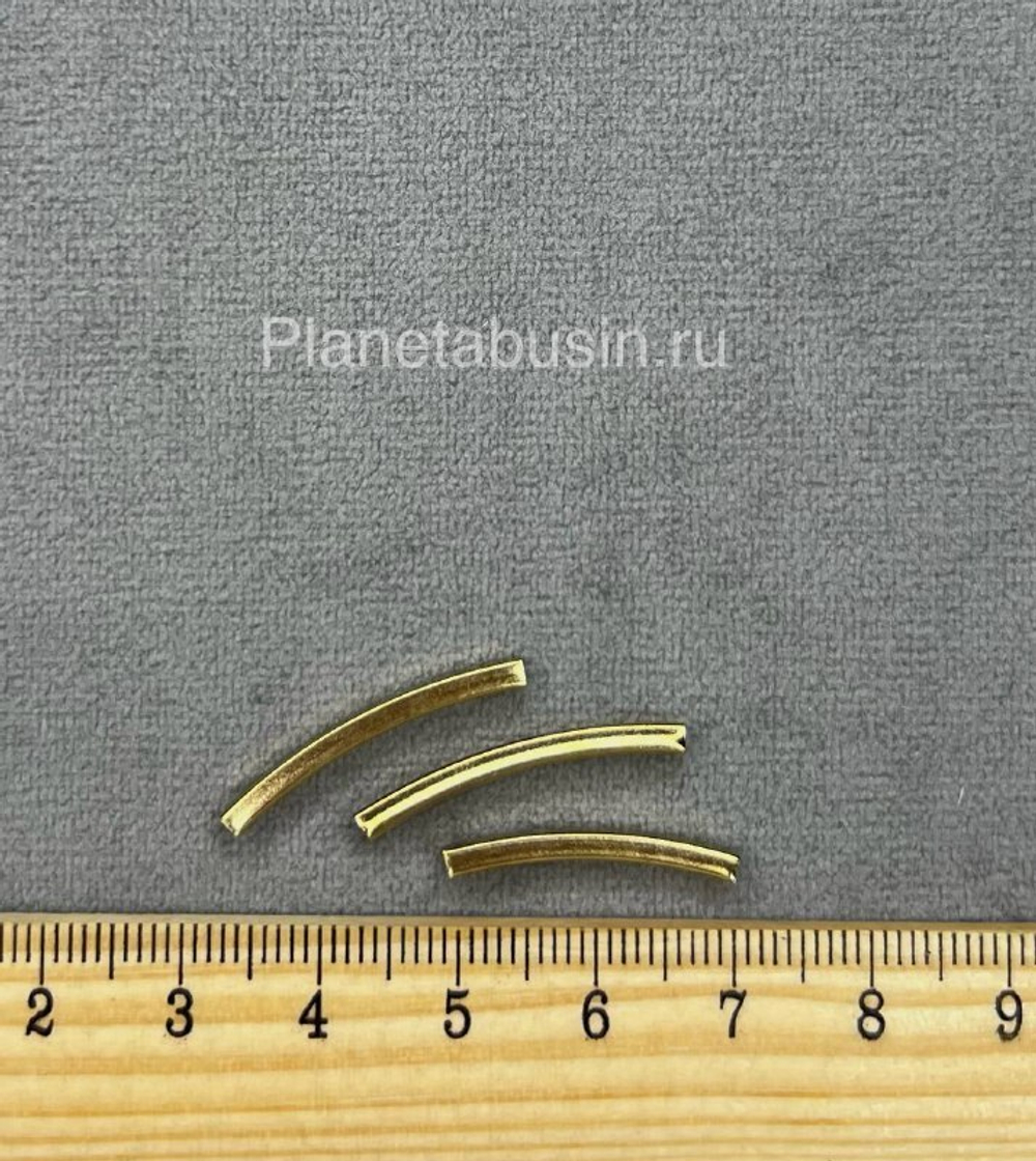 Бусина трубочка дуга (Китай) 1338