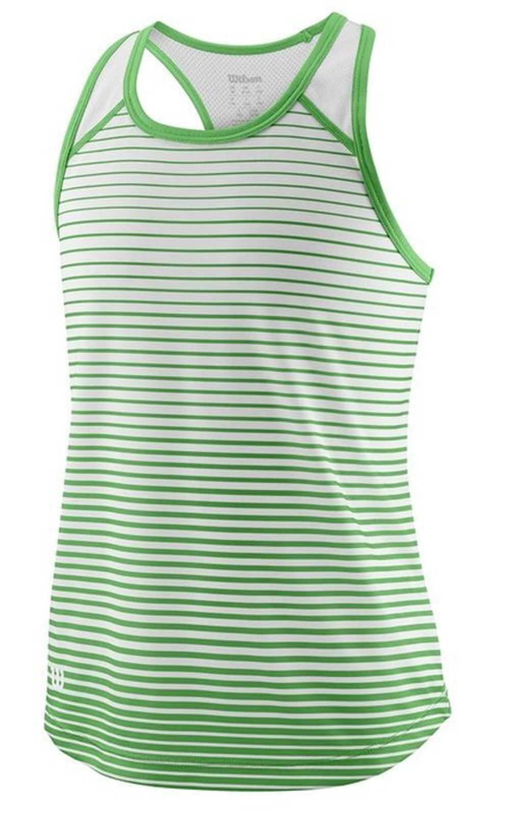 Футболка для девочки теннисная Wilson G Team Striped Tank - andean toucan