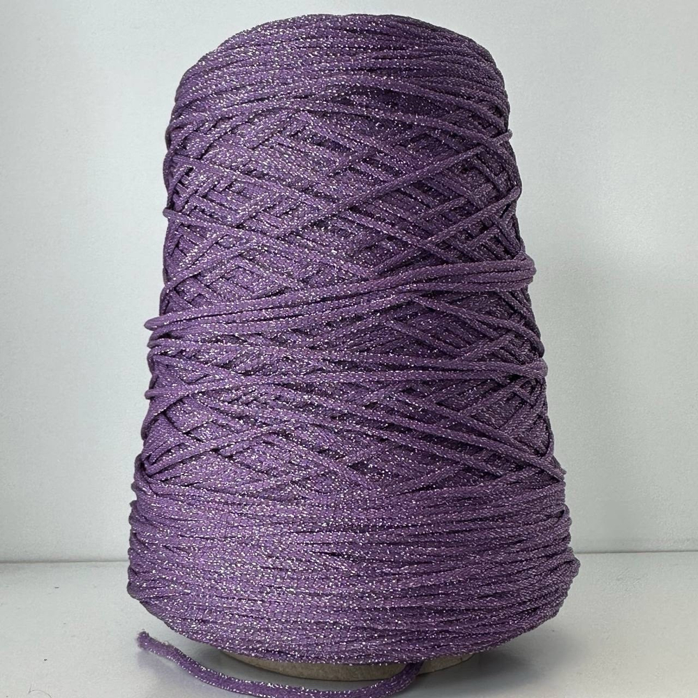JEWEL - Be.Mi.Va; вискоза, люрекс, п/а; 280м/100гр; col. NIGHTSHADE, цвет: фиолетовый с серебристым люрексом; S301