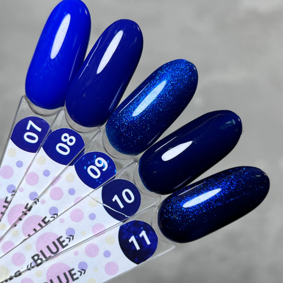 Гель-лак ТМ &quot;HIT gel&quot; №09 Blue, 9 мл
