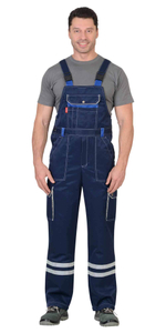 Костюм СИРИУС-ЛИДЕР куртка, п/к т.синий с васильком и молочным, СОП