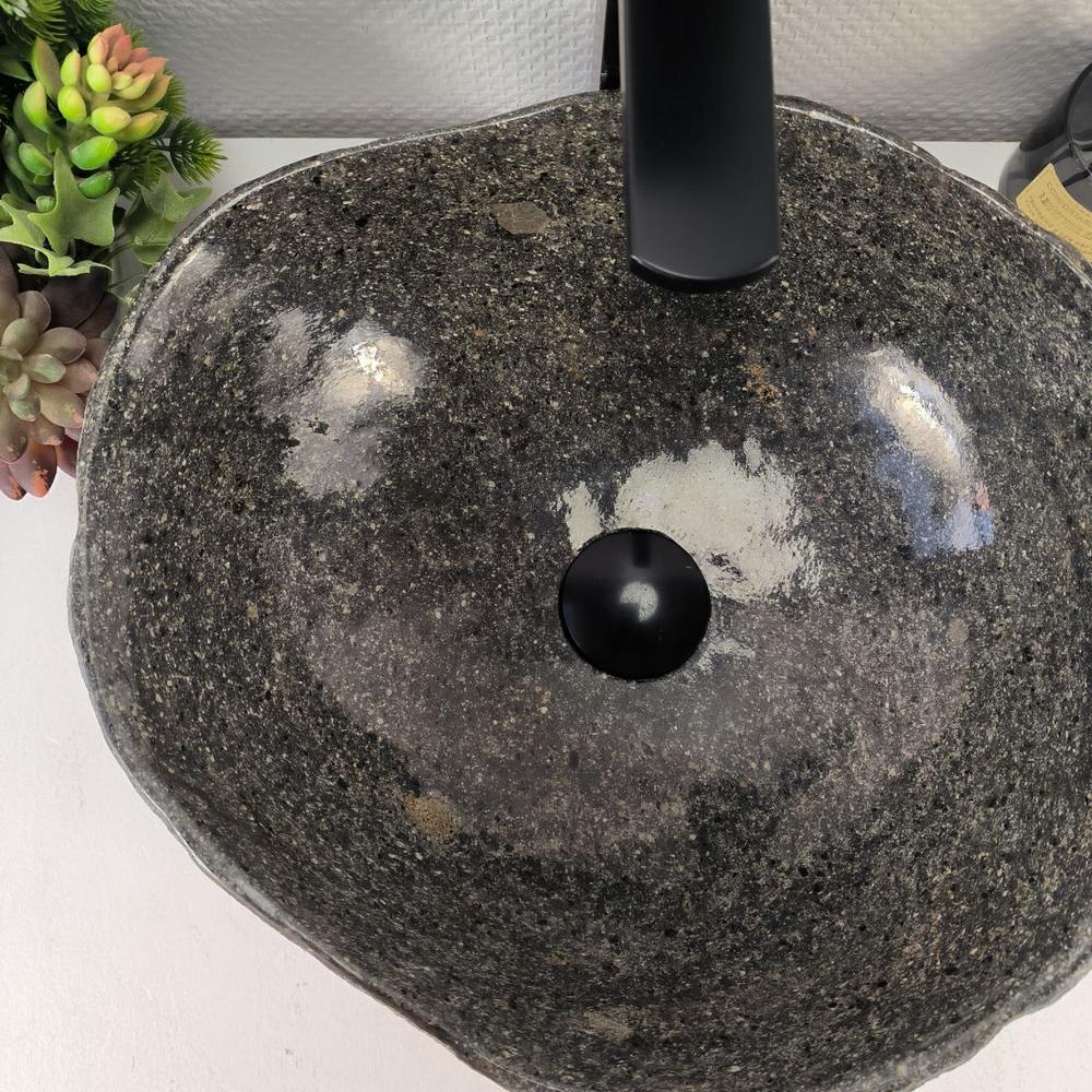 Раковина из речного камня RS-65462 39*35*16 0860