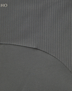 OYSHO Велосипедки Comfortlux в рубчик с высокой посадкой длиной 20 см, антрацитовый