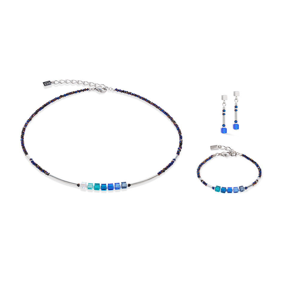 Колье Coeur de Lion Blue 5027/10-0700