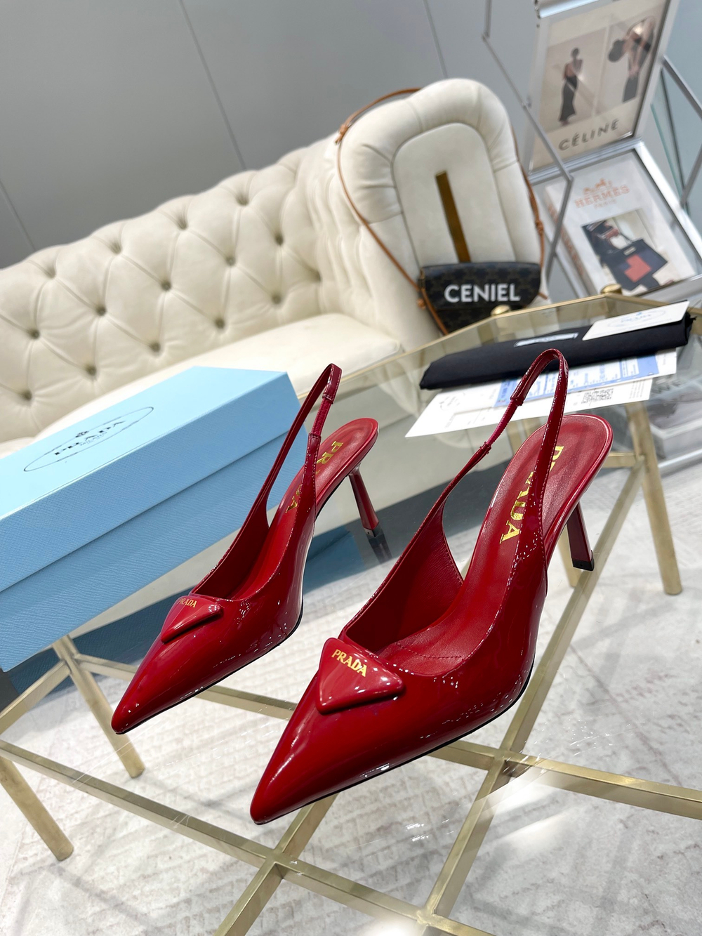 Prada Slingback Pumps