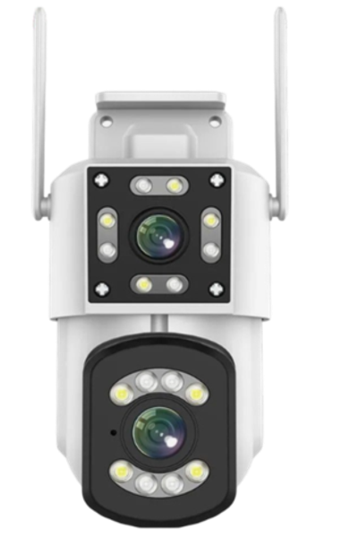 IP-камера с двойным объективом, 8 Мп, 4K, Wi-Fi