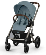 Коляска Cybex Balios S Lux TPE complete Cloud T Mirage Grey Plus Base T 4 в 1 Stormy Blue с дождевиками