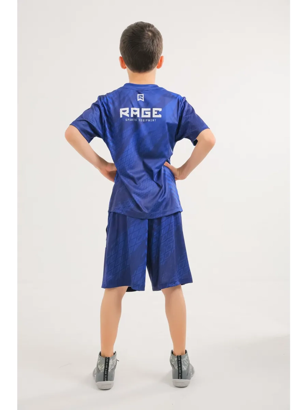 Детский спортивный костюм шорты и футболка для тренировок