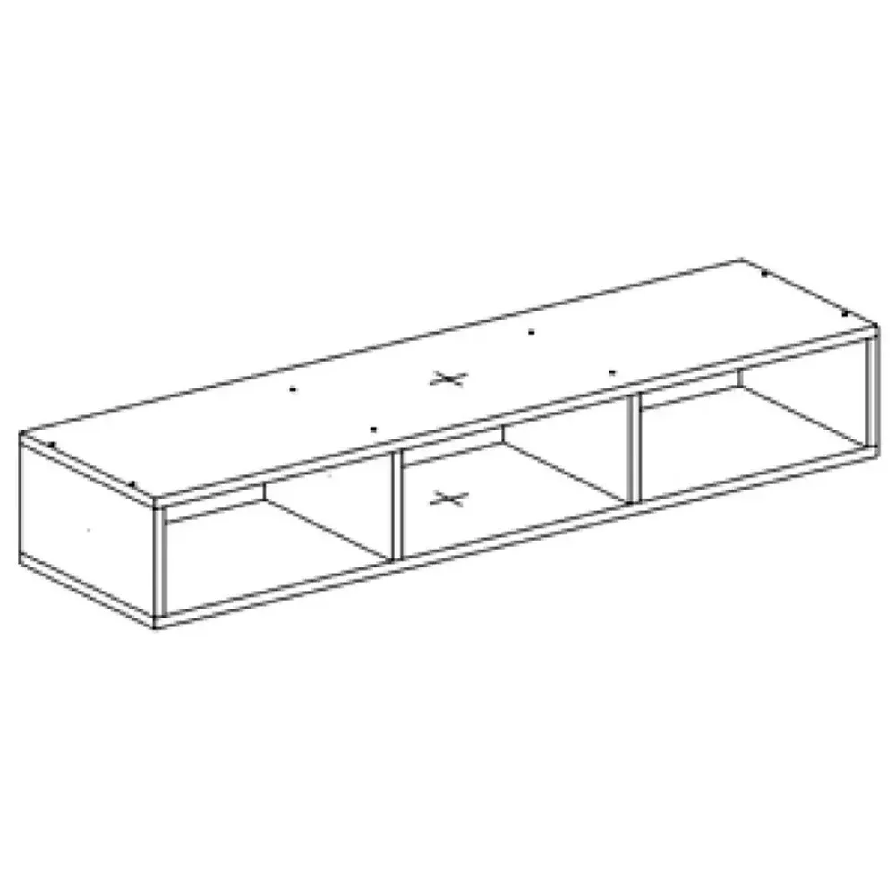 Полка-стеллаж настенная "Бэлла"