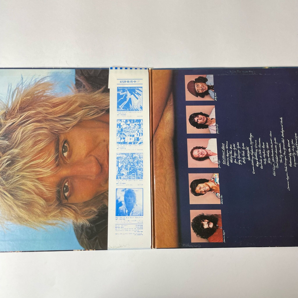 Винтажная виниловая пластинка LP Rod Stewart Blondes Have More Fun (Japan 1978) (Obi) The Best Days Of My Life