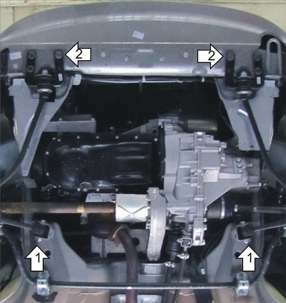 Усиленная защита Motodor картера двигателя, кпп. 2 мм, сталь. для Lada Granta Liftback 2014-2016,Lada Granta 2016-2018,Datsun Mi-DO 2015-2020,Lada Granta 2011-2016,Lada Granta Liftback 2016-2018,Lada Kalina 2004-2013,Lada Kalina 2 2013-2016,Datsun On-DO 2014-2020,Lada Kalina 2 2016-2018 арт.62101