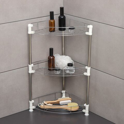 Настольная угловая трехсекционная этажерка (38,5х27,5х54,5 см)