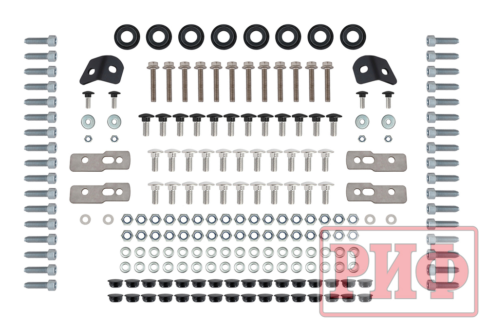 Багажник экспедиционный (платформа) алюминиевый 1350x2080 мм для TANK 300 (с крепежом) РИФ