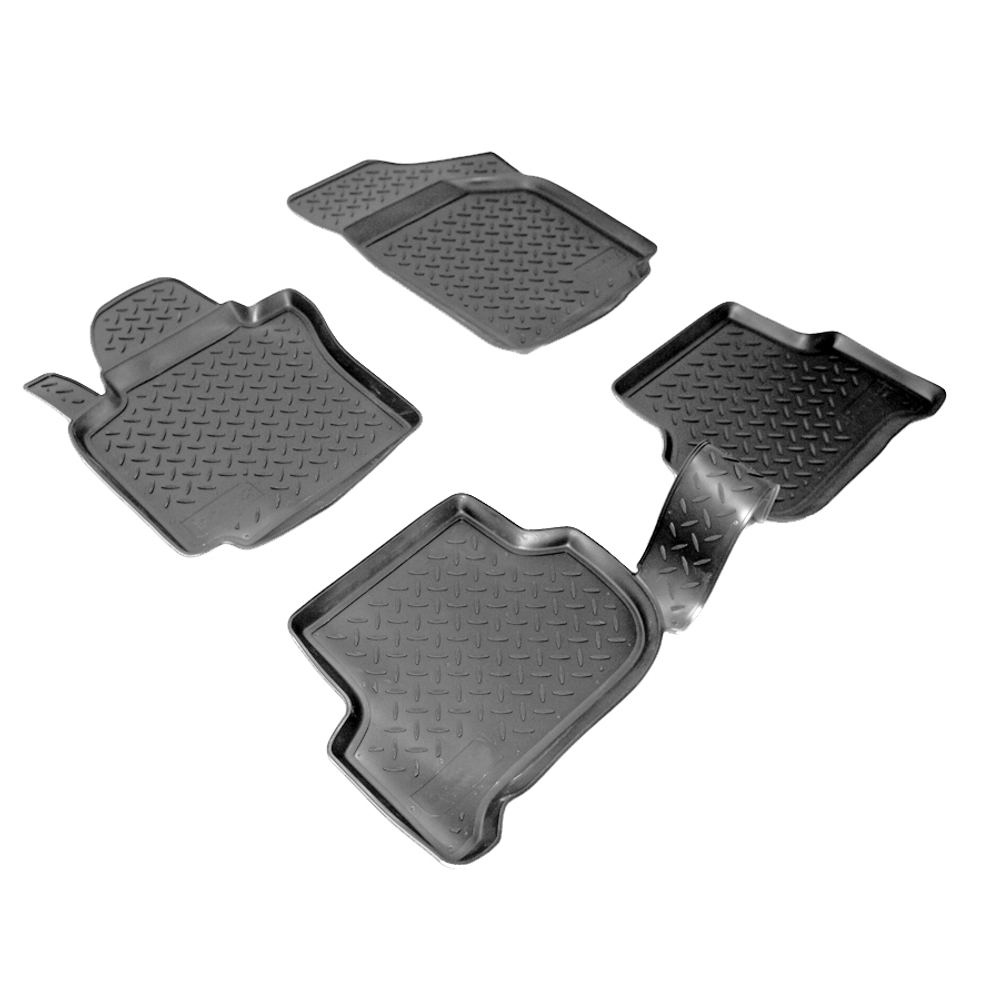 Ковры в салон Norplast/Unidec для Seat Toledo в кузове 5P2 (2004-2009), Черный, арт.NPL-Po-80-71