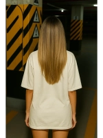 Футболка оверсайз с принтом Vinishko mood