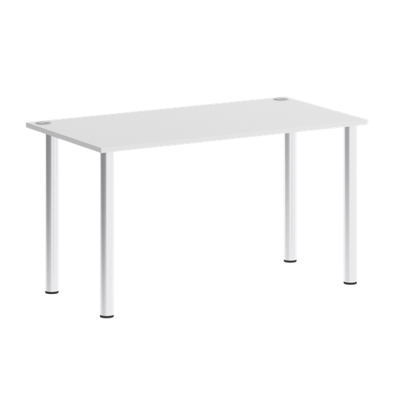 Home Office Стол письменный VR.SP-3-138 Белый Бриллиант/Хром 1380*720*750