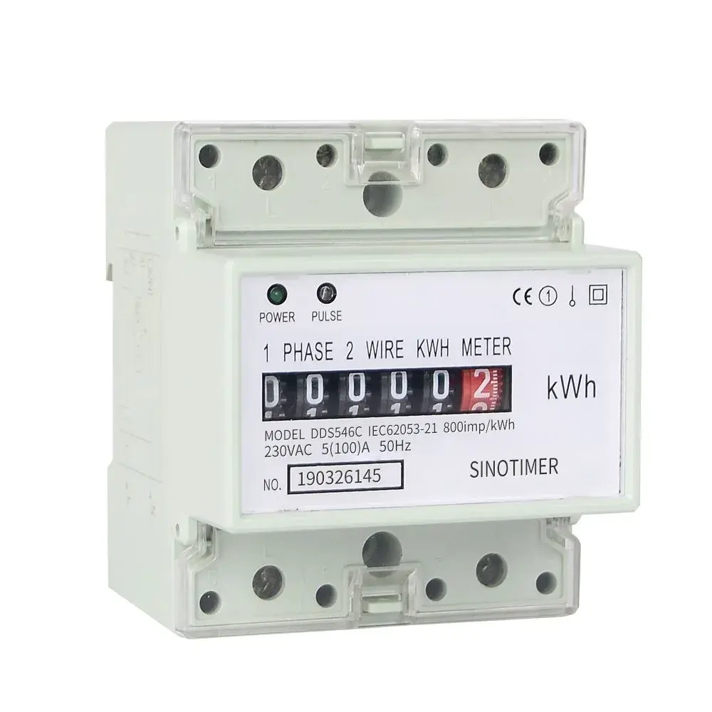 Счетчик электроэнергии однофазный Sinotimer DDS546C 230VA 5(100)A