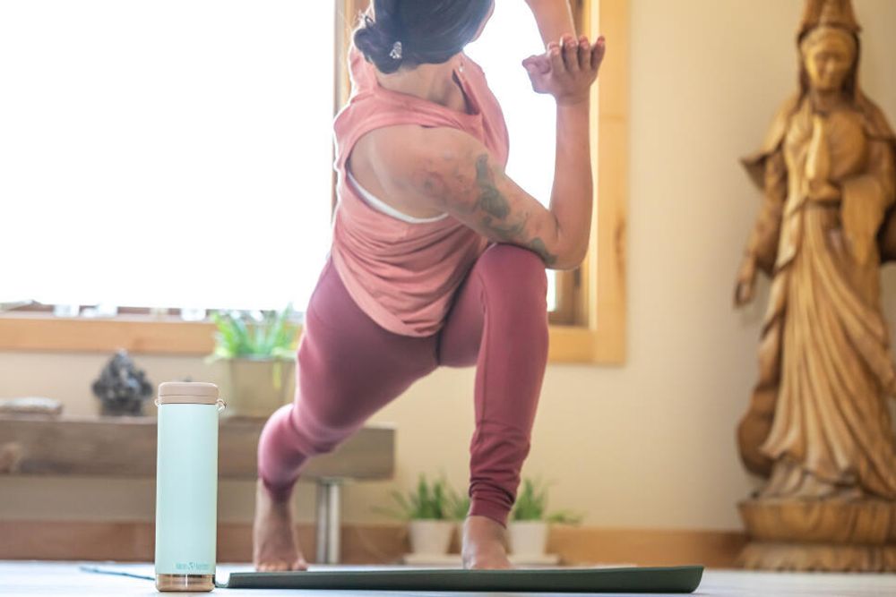 Термокружка Klean Kanteen TKWide Twist Cap 20oz (592 мл) Blue Tint