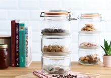 Kilner Набор банок из 3 банок Clip Top 17.5 x 17.5 x 32 см