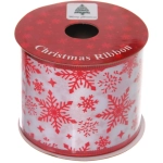 Лента для декорирования «Волшебный снегопад» 6,3 см, 2,7 м