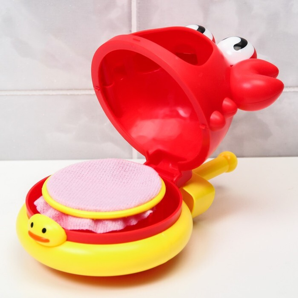 7046620 Игрушка для игры в ванне «Крабик» пузыри