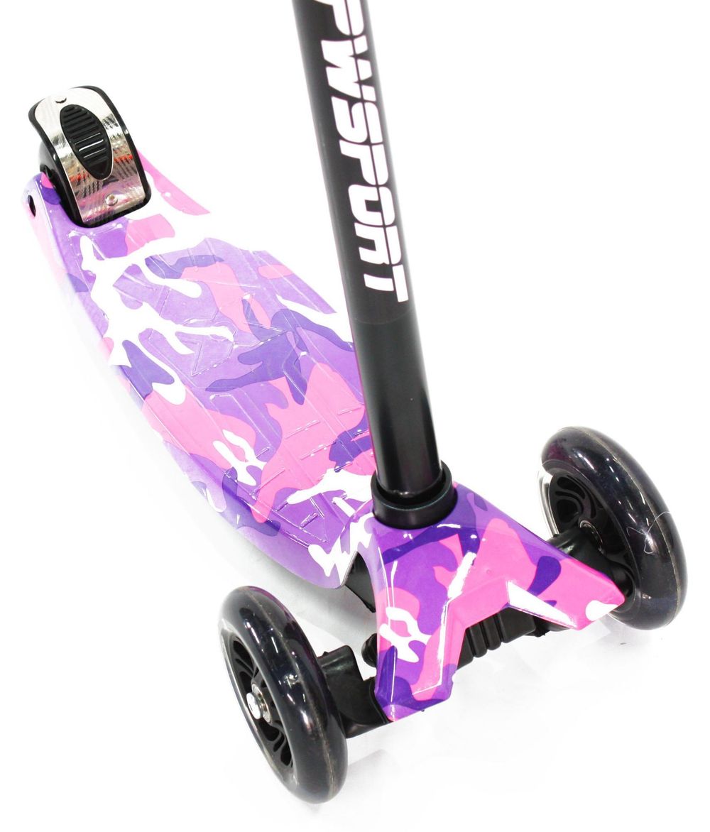 Трехколесный самокат PWSport Print Flash