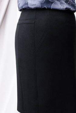 Юбка женская 3374зп, черный #70Ч013374зп