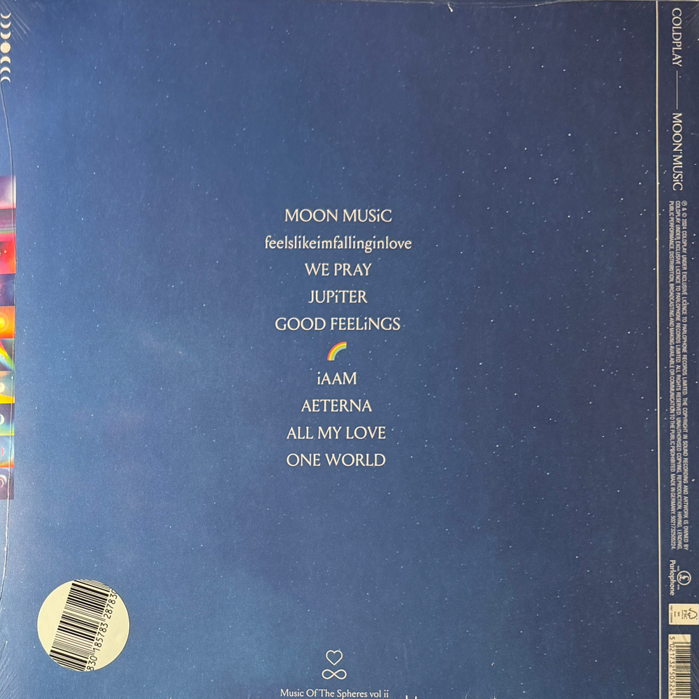 Coldplay ‎– Moon Music (Европа 2024г.) Т