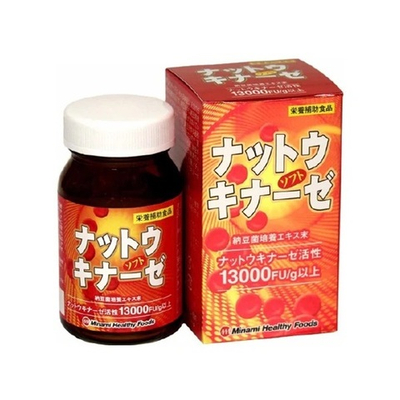 Minami Наттокиназа 13000 FU, для сердца, сосудов и кровообращения.