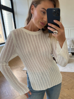 Кофта-сеть Middle knit молочный