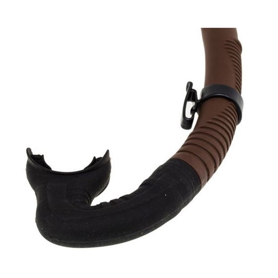 Трубка Marlin Matte коричневая для фридайвинга