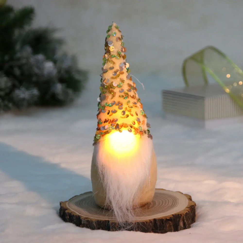 Сувенир с подстветкой «Блестящий лесовичок» 7*7*20 см