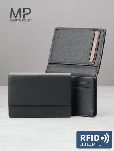 B123318R Preto - Портмоне картхолдер с RFID защитой MP