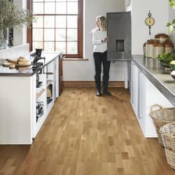 Паркетная доска Kahrs Дуб Лекко Сатиновый Лак (OAK LECCO SATIN)