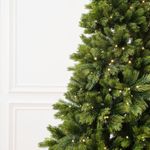 Елка с гирляндой встроенной «La Manche» (Литая хвоя) от 1,8 м до 2,7 м