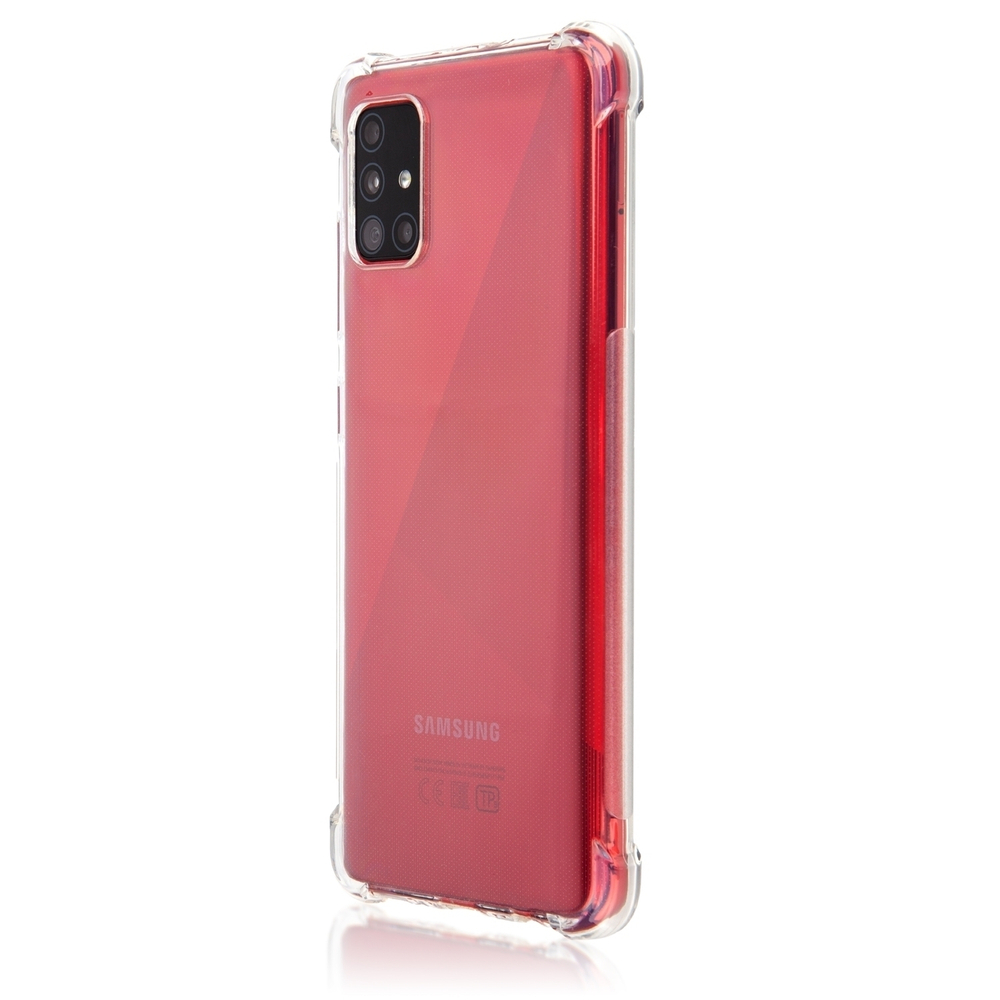 Чехол ROSCO для Samsung Galaxy A51 оптом (арт. SS-A51-HARD-TPU-TRANSPARENT)