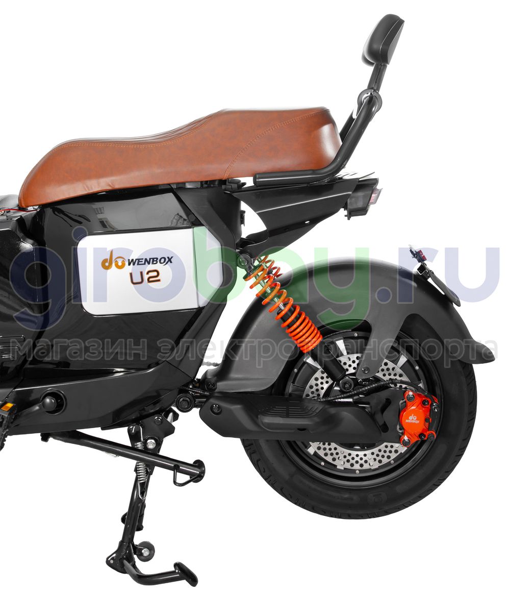 Электроскутер WENBOX U2 PRO 1500W (60V/30Ah) - Чёрный фото №11