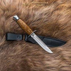 Нож АиР Финка-2 95х18 карельская береза