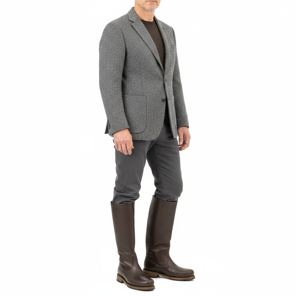 Офицерские мужские демисезонные сапоги