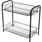 Этажерка настольная хозяйственная универсальная «ФАНАДЕРО», цвет черный, 35*17,5*34см