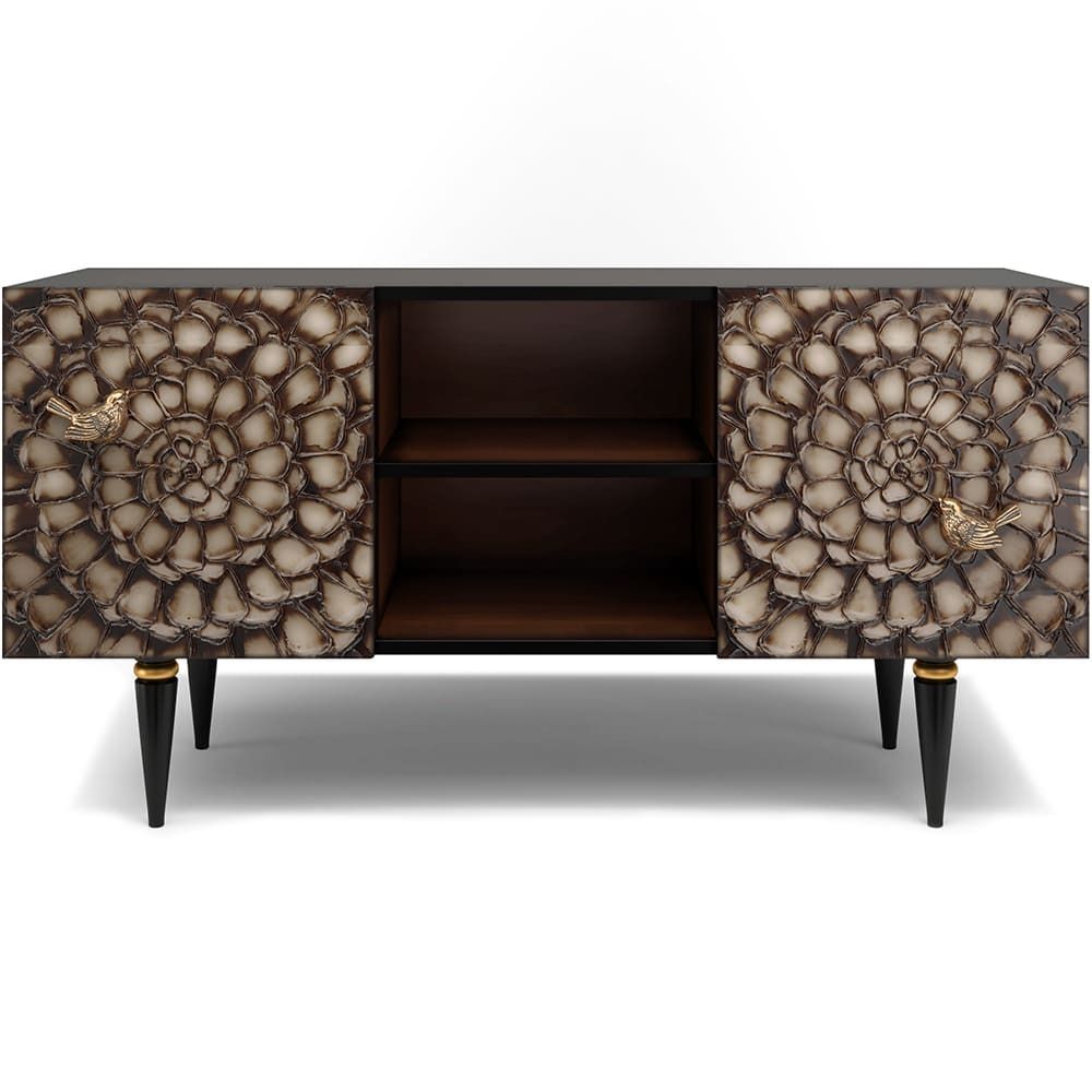 Тумба под ТВ Терра 117см Классик Каштан