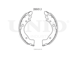 Колодки тормозные бараб. задние UNIO BRP-10092