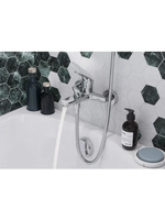 Смеситель для ванны с душем Santek Форт с аксессуарами, хром, WH5A10004C001