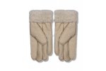 UGG Перчатки Кожаные Женские Серые