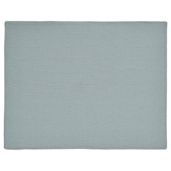 IKEA NISSÖGA  (ИКЕА НИССÖГА)  -  Коврик, белый/светло-голубой, 45x35 см