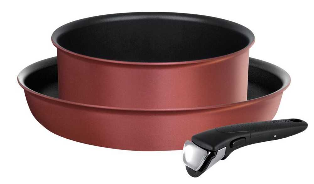 Набор посуды Tefal Ingenio Chef Red 3 предмета 18/24см L6598772