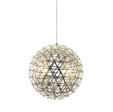 Pendant design lamp  Raimond by Moooi (Gold,  D 61 cm)