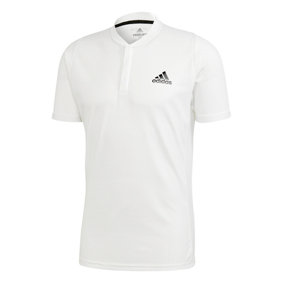 Мужское поло теннисное Adidas Freelift Polo Heat Ready - white/legend earth