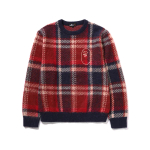 A Bathing Ape Mr Bathing Ape Check Sweater