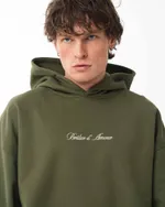 Купить Худи Bruler d'Amour Basic Logo оливковый Худи Bruler d'Amour Basic Logo оливковый